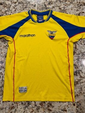 VTG 2002 Ecuador National Team Home Jersey - Marathon
